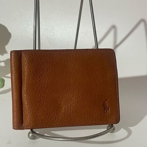 Ralph Lauren Tan Leather Card Holder - Picture 3 of 11